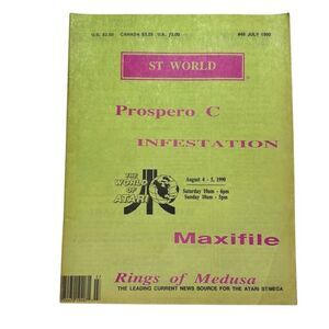 ST World Magazine Atari ST/ Volume V, No. 7, Issue #48 July 1990
